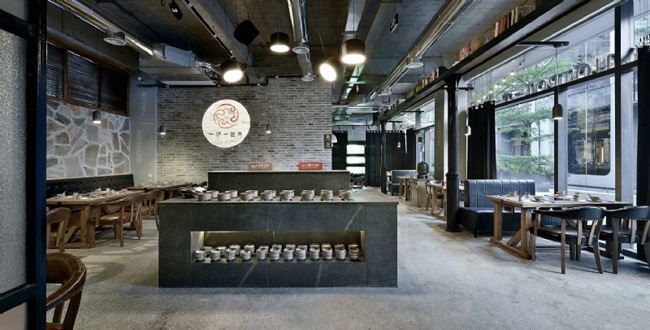 工业风餐厅设计-福州炉意餐厅