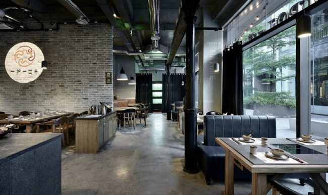 工业风餐厅设计-福州炉意餐厅