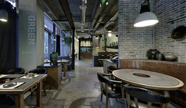 工业风餐厅设计-福州炉意餐厅